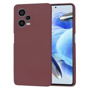 Husa pentru  Xiaomi Redmi Note 12 Pro, Poco X5 Pro Liquid Silicone, subțire, captusita cu microfibra, anti amprentă, protectie cameră foto, bordeaux