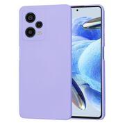 Husa pentru  Xiaomi Redmi Note 12 Pro, Poco X5 Pro Liquid Silicone, subțire, captusita cu microfibra, anti amprentă, protectie cameră foto, mov