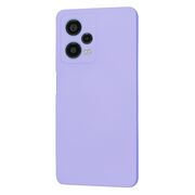 Husa pentru  Xiaomi Redmi Note 12 Pro, Poco X5 Pro Liquid Silicone, subțire, captusita cu microfibra, anti amprentă, protectie cameră foto, mov