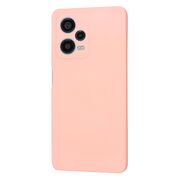 Husa pentru  Xiaomi Redmi Note 12 Pro, Poco X5 Pro Liquid Silicone, subțire, captusita cu microfibra, anti amprentă, protectie cameră foto, roz