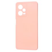 Husa pentru  Xiaomi Redmi Note 12 Pro, Poco X5 Pro Liquid Silicone, subțire, captusita cu microfibra, anti amprentă, protectie cameră foto, roz