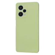 Husa pentru  Xiaomi Redmi Note 12 Pro, Poco X5 Pro Liquid Silicone, subțire, captusita cu microfibra, anti amprentă, protectie cameră foto, verde