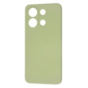 Husa pentru  Xiaomi Redmi Note 13 4G Liquid Silicone, subțire, captusita cu microfibra, anti amprentă, protectie cameră foto, verde