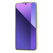 Husa pentru  Xiaomi Redmi Note 13 Pro+ Plus 5G Liquid Silicone, subțire, captusita cu microfibra, anti amprentă, protectie cameră foto, verde