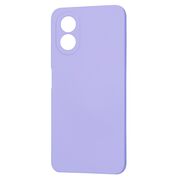 Husa pentru  Oppo A18, A38 Liquid Silicone, subțire, captusita cu microfibra, anti amprentă, protectie cameră foto, lavanda