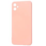 Husa pentru  Samsung Galaxy A05 Liquid Silicone, subțire, captusita cu microfibra, anti amprentă, protectie cameră foto, roz