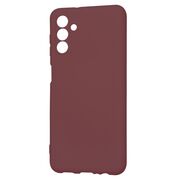 Husa pentru  Samsung Galaxy A13 5G Liquid Silicone, subțire, captusita cu microfibra, anti amprentă, protectie cameră foto, bordeaux