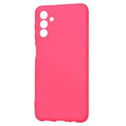 Husa pentru  Samsung Galaxy A13 5G Liquid Silicone, subțire, captusita cu microfibra, anti amprentă, protectie cameră foto, fucsia