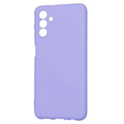 Husa pentru  Samsung Galaxy A13 5G Liquid Silicone, subțire, captusita cu microfibra, anti amprentă, protectie cameră foto, lavanda