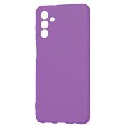 Husa pentru  Samsung Galaxy A13 5G Liquid Silicone, subțire, captusita cu microfibra, anti amprentă, protectie cameră foto, mov