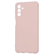 Husa pentru  Samsung Galaxy A13 5G Liquid Silicone, subțire, captusita cu microfibra, anti amprentă, protectie cameră foto, roz inchis