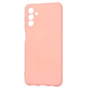 Husa pentru  Samsung Galaxy A13 5G Liquid Silicone, subțire, captusita cu microfibra, anti amprentă, protectie cameră foto, roz