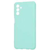 Husa pentru  Samsung Galaxy A13 5G Liquid Silicone, subțire, captusita cu microfibra, anti amprentă, protectie cameră foto, turcoaz