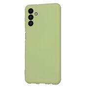 Husa pentru  Samsung Galaxy A13 5G Liquid Silicone, subțire, captusita cu microfibra, anti amprentă, protectie cameră foto, verde