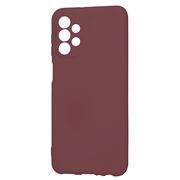 Husa pentru  Samsung Galaxy A23 5G, 4G Liquid Silicone, subțire, captusita cu microfibra, anti amprentă, protectie cameră foto, bordeaux