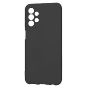 Husa pentru  Samsung Galaxy A23 5G, 4G Liquid Silicone, subțire, captusita cu microfibra, anti amprentă, protectie cameră foto, negru