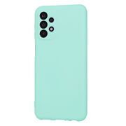 Husa pentru  Samsung Galaxy A23 5G, 4G Liquid Silicone, subțire, captusita cu microfibra, anti amprentă, protectie cameră foto, turcoaz