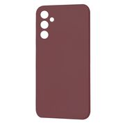 Husa pentru  Samsung Galaxy A34 5G Liquid Silicone, subțire, captusita cu microfibra, anti amprentă, protectie cameră foto, bordeaux