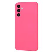 Husa pentru  Samsung Galaxy A34 5G Liquid Silicone, subțire, captusita cu microfibra, anti amprentă, protectie cameră foto, fucsia