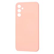 Husa pentru  Samsung Galaxy A34 5G Liquid Silicone, subțire, captusita cu microfibra, anti amprentă, protectie cameră foto, roz