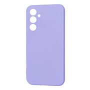 Husa pentru  Samsung Galaxy A54 5G Liquid Silicone, subțire, captusita cu microfibra, anti amprentă, protectie cameră foto, lavanda