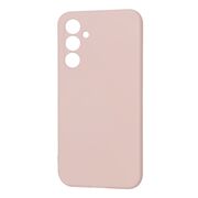 Husa pentru  Samsung Galaxy A54 5G Liquid Silicone, subțire, captusita cu microfibra, anti amprentă, protectie cameră foto, roz inchis
