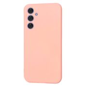 Husa pentru  Samsung Galaxy A54 5G Liquid Silicone, subțire, captusita cu microfibra, anti amprentă, protectie cameră foto, roz