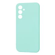 Husa pentru  Samsung Galaxy A54 5G Liquid Silicone, subțire, captusita cu microfibra, anti amprentă, protectie cameră foto, turcoaz