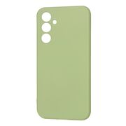 Husa pentru  Samsung Galaxy A54 5G Liquid Silicone, subțire, captusita cu microfibra, anti amprentă, protectie cameră foto, verde