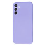 Husa pentru  Samsung Galaxy M15 Liquid Silicone, subțire, captusita cu microfibra, anti amprentă, protectie cameră foto, lavanda