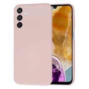 Husa pentru  Samsung Galaxy M15 Liquid Silicone, subțire, captusita cu microfibra, anti amprentă, protectie cameră foto, roz inchis