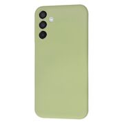 Husa pentru  Samsung Galaxy M15 Liquid Silicone, subțire, captusita cu microfibra, anti amprentă, protectie cameră foto, verde