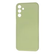 Husa pentru  Samsung Galaxy M15 Liquid Silicone, subțire, captusita cu microfibra, anti amprentă, protectie cameră foto, verde