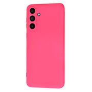 Husa pentru  Samsung Galaxy M55 Liquid Silicone, subțire, captusita cu microfibra, anti amprentă, protectie cameră foto, fucsia