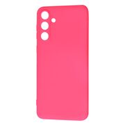 Husa pentru  Samsung Galaxy M55 Liquid Silicone, subțire, captusita cu microfibra, anti amprentă, protectie cameră foto, fucsia