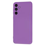 Husa pentru  Samsung Galaxy M55 Liquid Silicone, subțire, captusita cu microfibra, anti amprentă, protectie cameră foto, mov