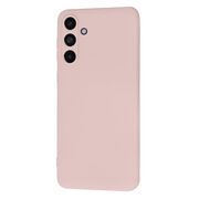 Husa pentru  Samsung Galaxy M55 Liquid Silicone, subțire, captusita cu microfibra, anti amprentă, protectie cameră foto, roz inchis