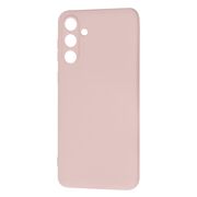 Husa pentru  Samsung Galaxy M55 Liquid Silicone, subțire, captusita cu microfibra, anti amprentă, protectie cameră foto, roz inchis