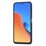 Husa pentru  Xiaomi Redmi 12 5G, Redmi 12 4G Liquid Silicone, subțire, captusita cu microfibra, anti amprentă, protectie cameră foto, negru
