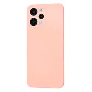 Husa pentru  Xiaomi Redmi 12 5G, Redmi 12 4G Liquid Silicone, subțire, captusita cu microfibra, anti amprentă, protectie cameră foto, roz