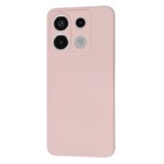 Husa pentru  Xiaomi Redmi Note 13 Pro 5G Liquid Silicone, subțire, captusita cu microfibra, anti amprentă, protectie cameră foto, roz inchis