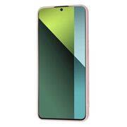 Husa pentru  Xiaomi Redmi Note 13 Pro 5G Liquid Silicone, subțire, captusita cu microfibra, anti amprentă, protectie cameră foto, roz inchis