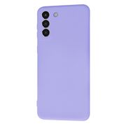 Husa pentru Samsung Galaxy S21+ Plus  Liquid Silicone, subțire, captusita cu microfibra, anti amprentă, protectie cameră foto, lavanda