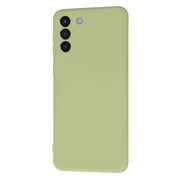 Husa pentru Samsung Galaxy S21+ Plus  Liquid Silicone, subțire, captusita cu microfibra, anti amprentă, protectie cameră foto, verde