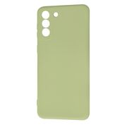Husa pentru Samsung Galaxy S21+ Plus  Liquid Silicone, subțire, captusita cu microfibra, anti amprentă, protectie cameră foto, verde