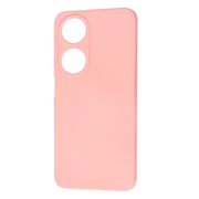 Husa pentru  Honor X7b Liquid Silicone, subțire, captusita cu microfibra, anti amprentă, protectie cameră foto, roz