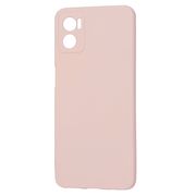 Husa pentru  Motorola Moto E22, E22i Liquid Silicone, subțire, captusita cu microfibra, anti amprentă, protectie cameră foto, roz inchis