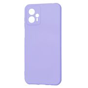Husa pentru  Motorola Moto G13 Liquid Silicone, subțire, captusita cu microfibra, anti amprentă, protectie cameră foto, lavanda
