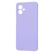 Husa pentru  Motorola Moto G14 Liquid Silicone, subțire, captusita cu microfibra, anti amprentă, protectie cameră foto, lavanda