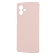 Husa pentru  Motorola Moto G14 Liquid Silicone, subțire, captusita cu microfibra, anti amprentă, protectie cameră foto, roz inchis